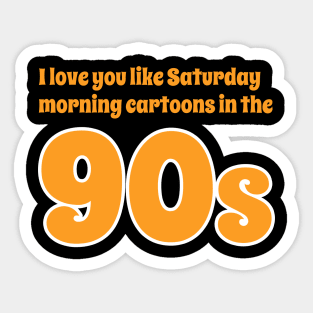 90s Love Sticker